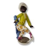 JOHANNA KÜNZLI FOR NYMPHENBURG, A HARD PASTE PORCELAIN MODEL OF A DANCING MOOR, CIRCA 1925