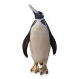 ROYAL COPENHAGEN, MODEL OF AN ANTARCTIC PENGUIN Painted in naturalistic glazes, bearing