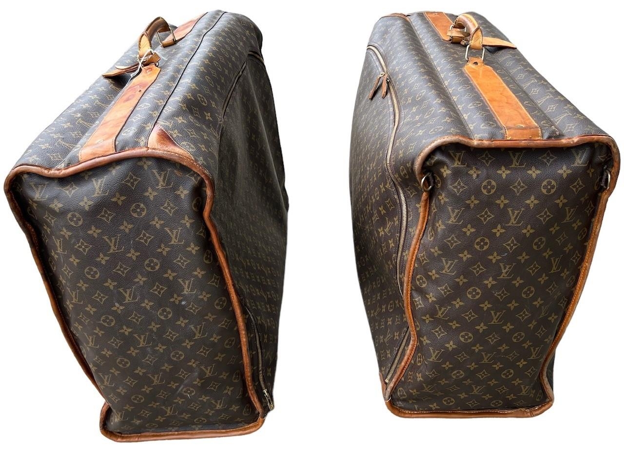 LOUIS VUITTON, A SET OF TWO LARGE CLASSIC LEATHER MONOGRAM SUITCASES Made America, 1995, number: - Image 2 of 3