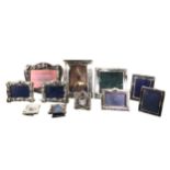 CARR'S OF SHEFFIELD LTD, A COLLECTION OF EIGHT SILVER PICTURE FRAMES Together with a Carr’s silver