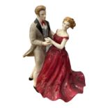 MARTIN EVANS, ROYAL WORCESTER, A LIMITED EDITION (132/450) FIGURE Titled ‘The Anniversary Waltz’. (h