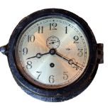 CHELSEA CLOCK CO., BOSTON, A NAVY 20TH CENTURY IMPRESSED Marked. (diameter 19.3cm)