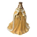 ROYAL WORCESTER, A LARGE LIMITED EDITION (90/4,500) FIGURE Titled ‘Queen Elizabeth in Coronation