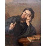 AFTER BARTOLOMÉ ESTEBAN MURILLO, 1618 - 1682, 18TH/19TH CENTURY OIL ON CANVAS Portrait Saint