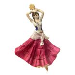ROYAL WORCESTER, A LARGE LIMITED EDITION (631/7,500) FIGURE Titled ‘Gypsy Princess’, (h 25.5cm)