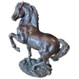 LORNE MCKEAN, BRITISH, B. 1939, BRONZE NEW FOREST STALLION Signed, numbered 3/15. (h 28cm)