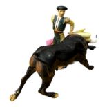 ROYAL DOULTON, CLASSICS COLLECTION, A LIMITED EDITION (70/250) MATADOR AND BULL FIGURE (HN4566). (