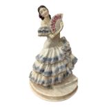 MAUREEN HALSON, ROYAL WORCESTER, A LARGE LIMITED EDITION (154/450) PORCELAIN FEMALE FIGURE Titled ‘