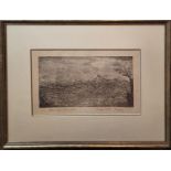 A COLLECTION EARLY 20TH CENTURY BLACK AND WHITE ENGRAVINGS To include a landscape of Rouen by Edward