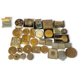 A COLLECTION OF THIRTY VINTAGE POWDER COMPACTS To include Stratton and Yardley. Condition: good