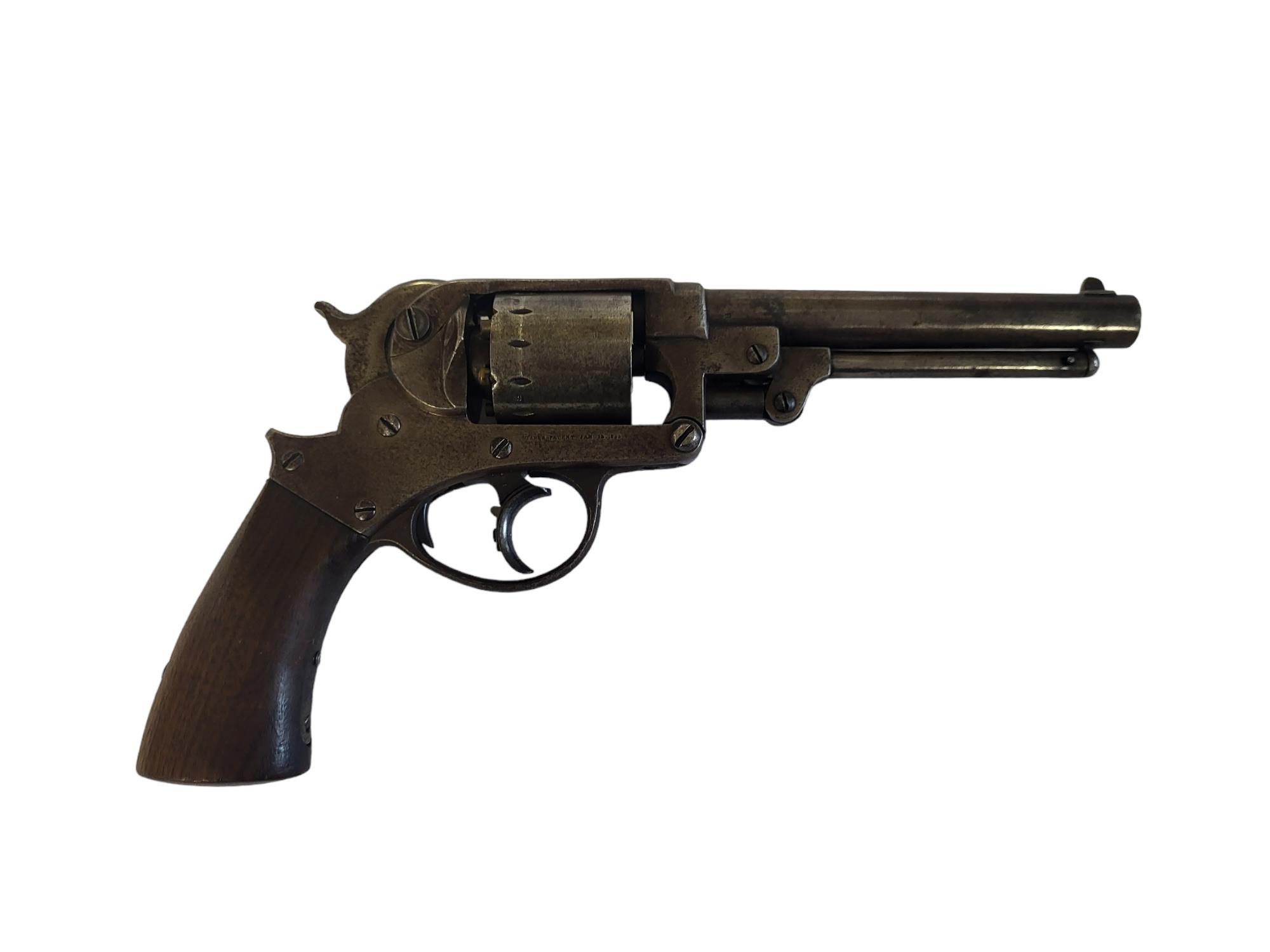 STARR ARMS COMPANY, NEW YORK, SIX SHOT DOUBLE ACTION PERCUSSION REVOLVER Army model 1858, serial