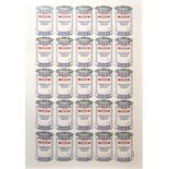 BANKSY, BN 1974, A TESCO VALUE SOUP CANS LITHOGRAPH PRINT Twenty-five cans, signed in plate lower