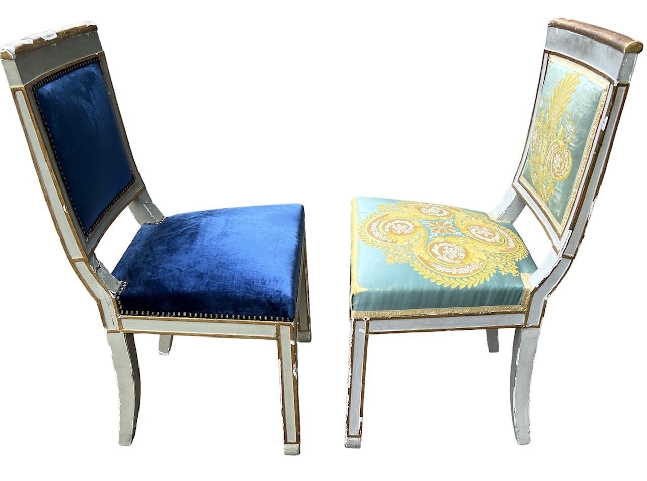 MANNER OF CHARLES HEATHCOTE TATHAM, A PAIR OF 19TH CENTURY REGENCY NEOCLASSICAL DESIGN PAINTED AND - Image 4 of 4