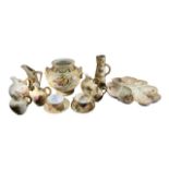 ROYAL WORCESTER, A LARGE COLLECTION OF 19TH CENTURY AND LATER BLUSH IVORY ITEMS To include a