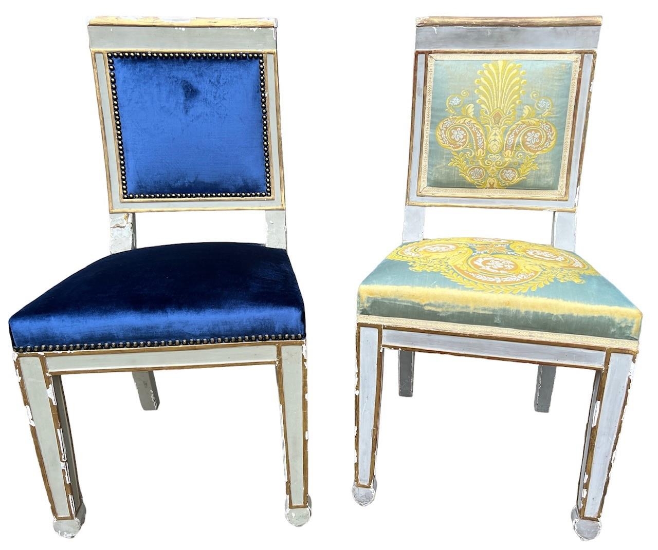 MANNER OF CHARLES HEATHCOTE TATHAM, A PAIR OF 19TH CENTURY REGENCY NEOCLASSICAL DESIGN PAINTED AND