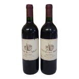 CH TEAU HAUT-BERGEY PESSAC-LÉOGNAN, 1992, TWO 750ML BOTTLES.