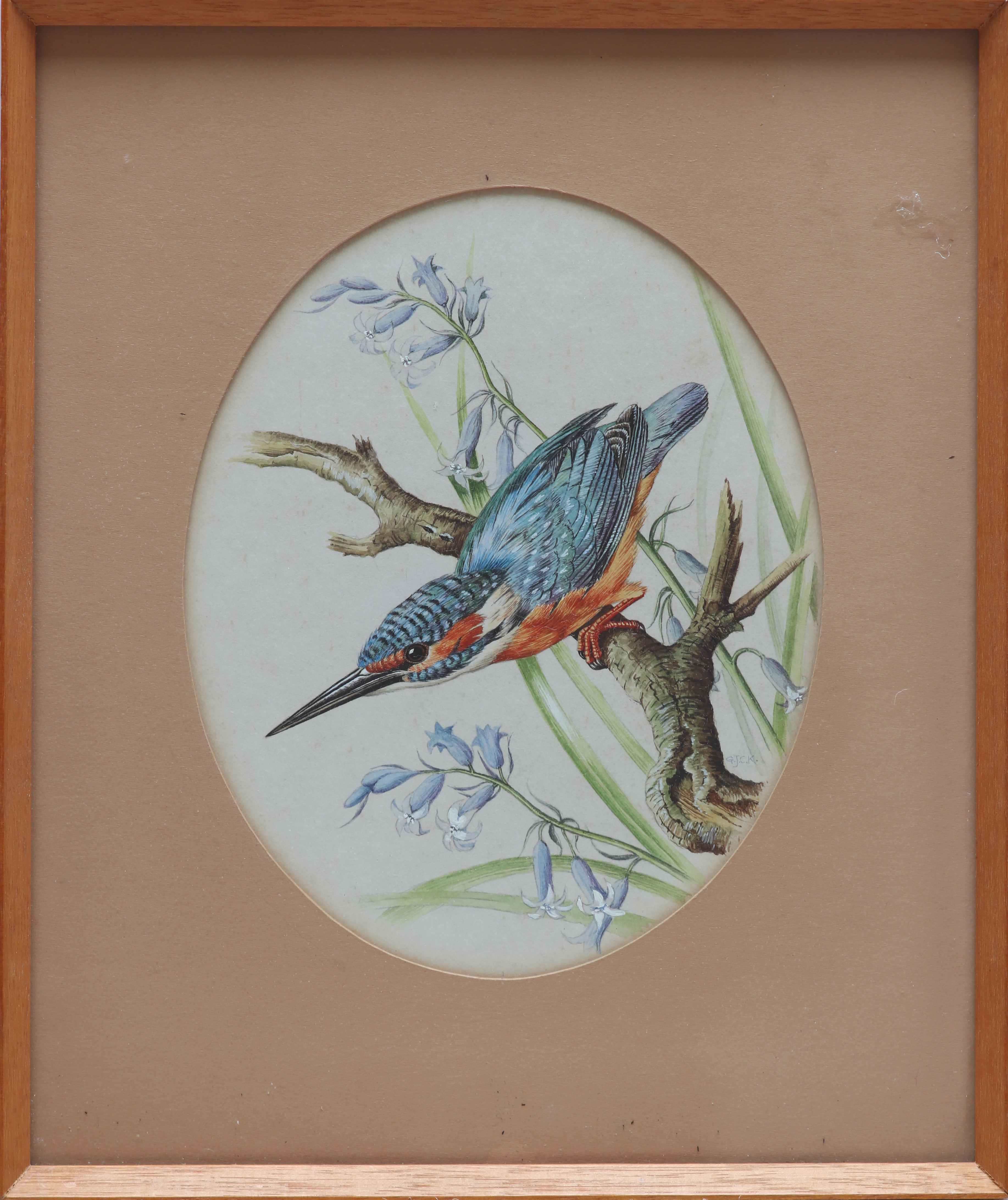 G.J.C KIRBY (BRITISH, BORN 1912) A SET OF FOUR ORIGINAL PAINTINGS, STUDIES OF BIRDS - Image 3 of 4