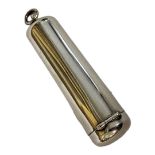 A VICTORIAN SILVER CIGARETTE HOLDER CASE Tapering cylindrical form, hallmarked London, 1899. (approx