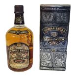 CHIVAS REGAL, TWELVE 1.75 LITRE BOTTLES. Boxed.