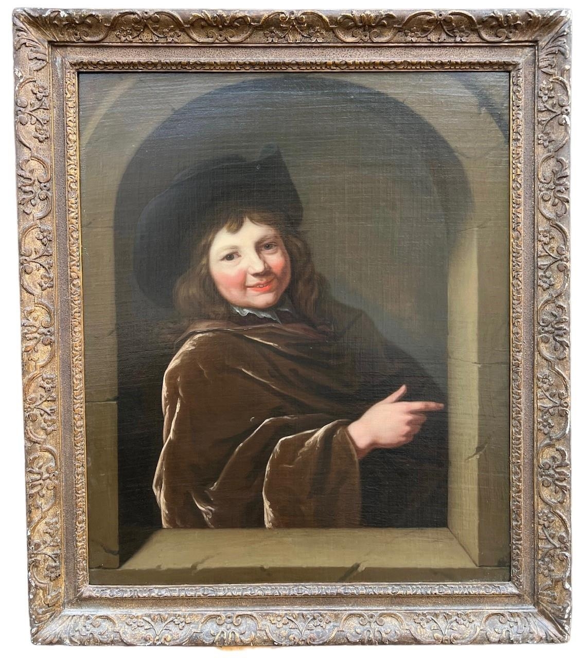 ATTRIBUTED TO JACOB VAN LOO, SLUIS, 1614 - 1670, PARIS, A 17TH CENTURY OIL ON CANVAS Portrait of a - Image 2 of 13