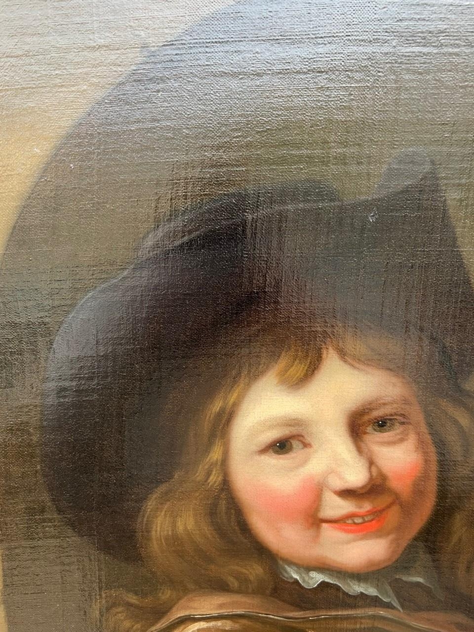 ATTRIBUTED TO JACOB VAN LOO, SLUIS, 1614 - 1670, PARIS, A 17TH CENTURY OIL ON CANVAS Portrait of a - Image 7 of 13
