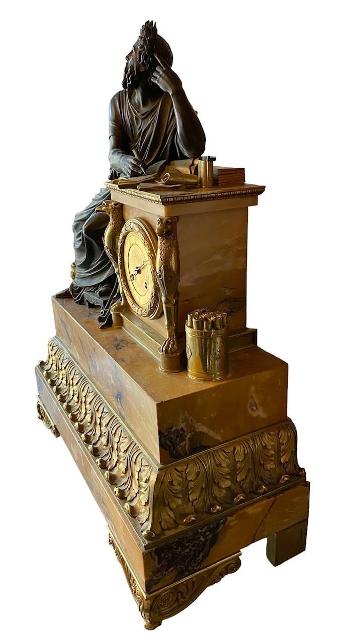 HONORÉ PONS, A LARGE AND IMPRESSIVE EARLY 19TH CENTURY FRENCH REGENCY BRONZE GILT ORMOLU AND - Image 3 of 4