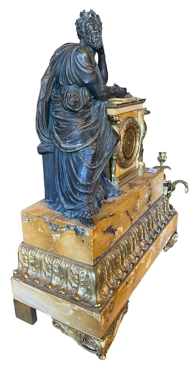 HONORÉ PONS, A LARGE AND IMPRESSIVE EARLY 19TH CENTURY FRENCH REGENCY BRONZE GILT ORMOLU AND - Image 4 of 4