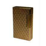 S.T. DUPONT, PARIS, A VINTAGE GOLD PLATED LIGNE 1 LIGHTER Bearing serial number ‘M6HA93’ to base. (h