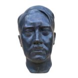 POSSIBLY THEODOR LINZ, A 20TH CENTURY BRONZE BUST OF HITLER Having partial foundry mark ‘Kunstverlag