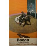 BACON GRAND PALAIS, 27 OCTOBER - 10 JANUARY 1972, ORIGINAL EXHIBITION POSTER Published by Gordon