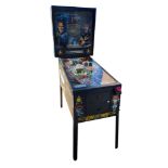 DATA EAST,A VINTAGE COIN OPERATED 'STAR TREK' PINBALL MACHINE glazed cabinet, released in 1991 to