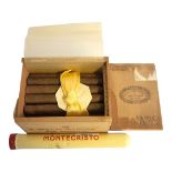 A BOXED SET OF TWENTY SMALL CIGAR HOYO DE MONTERREY-JOSE GENER OF HABANA, CUBA Imported for G. Smith