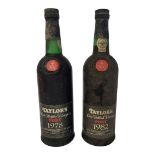 TAYLOR’S PORT, TWO VINTAGE 750ML BOTTLES, 1978 AND 1982.