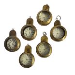 A COLLECTION OF FIVE HALLMARKED SILVER POCKET WATCHES to include H Samuel, marked for Chester. Along