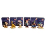 ROYAL DOULTON, A SET OF DISNEY PORCELAIN FIGURINES Issued to commemorate The 70th Anniversary of