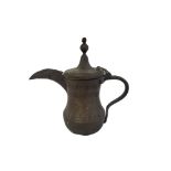 AN ANTIQUE OTTOMAN PROVINCES 16TH/17TH CENTURY OR EARLIER MAMLUK REVIVAL COFFEE POT (POSSIBLY