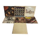 THE BEATLES A COLLECTION OF SIX VINTAGE VYNIL ALBUMS comprising of The White Album(complete with