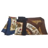 WITHDRAWN HERMÈS, PARIS, A 100% SILK LADIES’ SCARF Decorated with a horse design, light