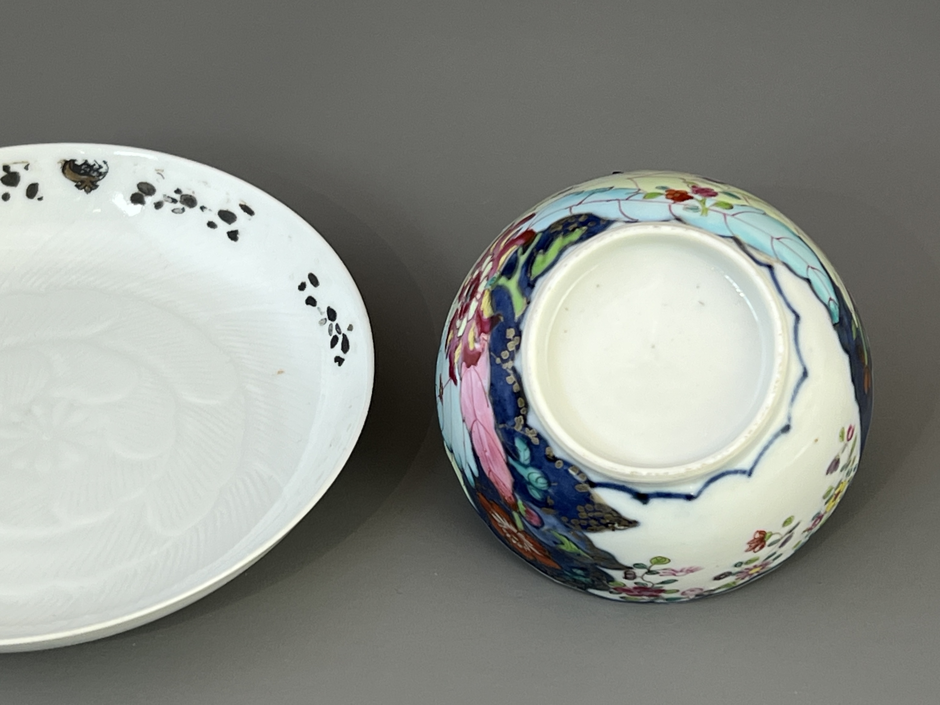 A Group of Porcelain and enamels, 18th/19th century, comprising a pair of yellow Canton enamel - Image 9 of 18