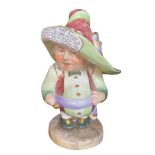 J. GRIFFITHS, 1983, ROYAL CROWN DERBY, A PORCELAIN MANSION DWARF ‘AUCTION OF ELEGANT HOUSEHOLD