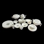 WEDGWOOD, A MID 20TH CENTURY SEMI PORCELAIN PART DINNER, TEA AND COFFEE SERVICE Made in American