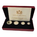 A ROYAL CANADIAN MINT SILVER MAPLE LEAF FRACTIONAL FIVE COIN PROOF SET, DATED 2017 Comprising $5, $