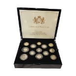 A ROYAL MINT SILVER 2018 PROOF COIN SET Thirteen coins, comprising of Prince George 5th Birthday £5,