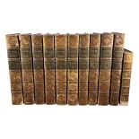 EARLY 19TH CENTURY BOOKS, THE WORKS OF FRANCIS BACON, VOLUMES 1-10, 1819. TOGETHER WITH BACON'S