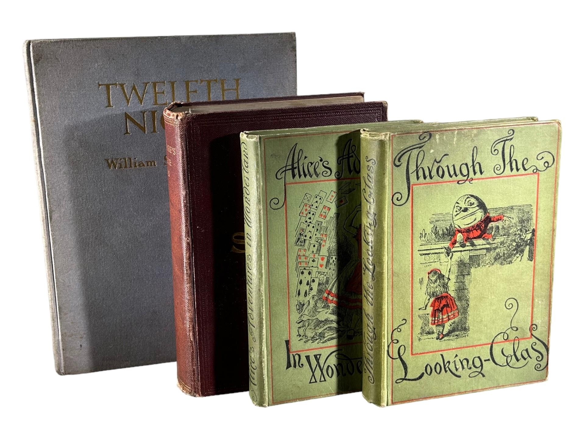 LEWIS CARROLL, ‘ALICE’S ADVENTURES IN WONDERLAND’ AND ‘THROUGH THE LOOKING GLASS’ BOOKS, PUBLISHED