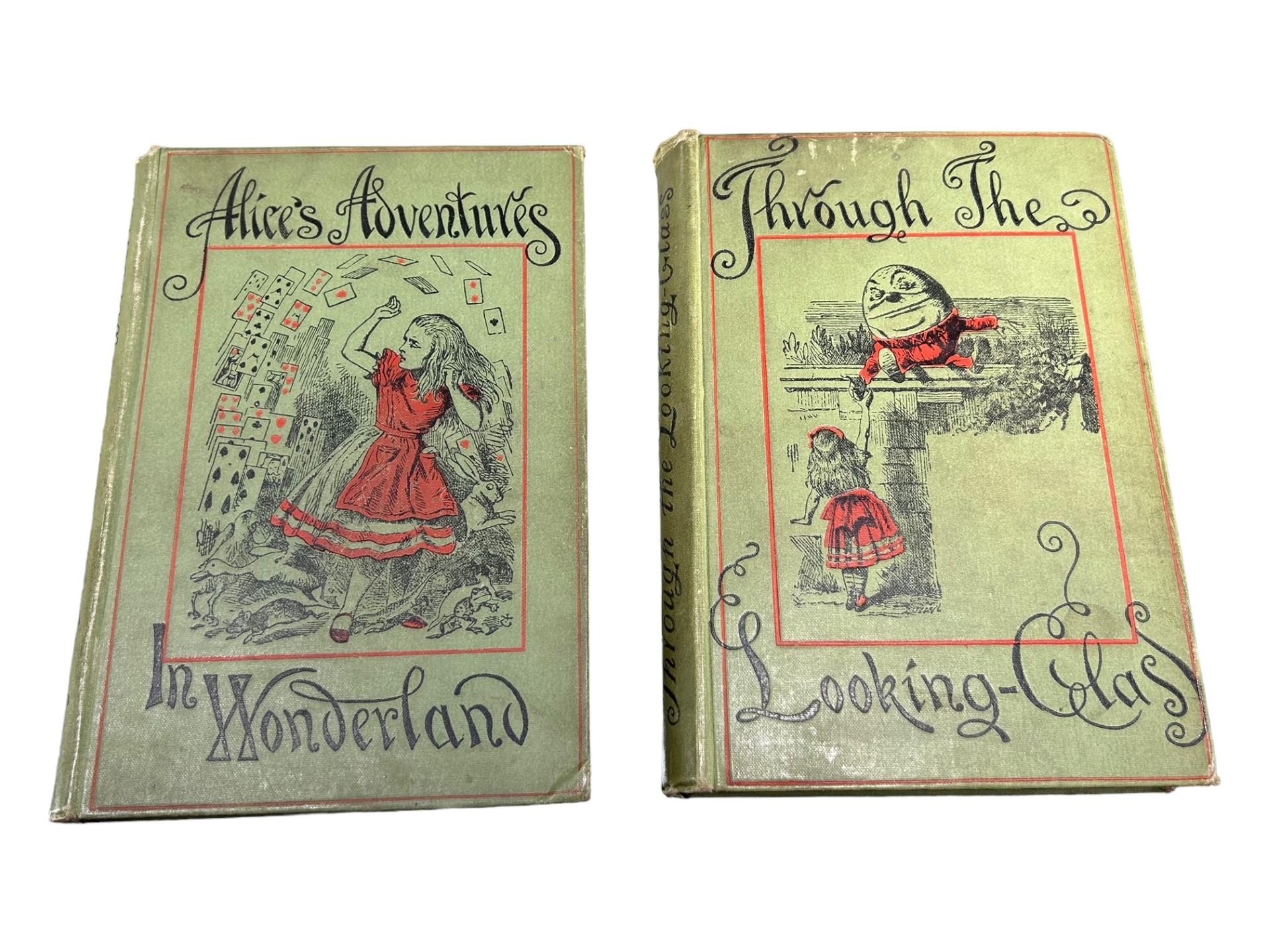 LEWIS CARROLL, ‘ALICE’S ADVENTURES IN WONDERLAND’ AND ‘THROUGH THE LOOKING GLASS’ BOOKS, PUBLISHED - Bild 3 aus 4