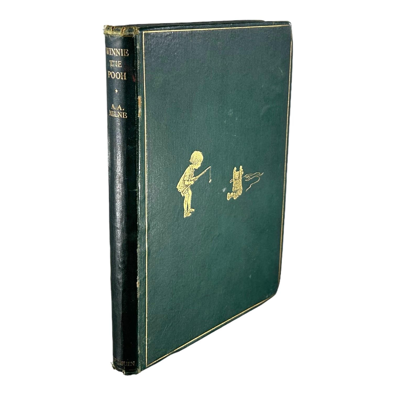 A.A. MILNE, WINNIE-THE-POOH, 1ST EDITION, LONDON: METHUEN & CO., 1926. ILLUSTRATIONS BY E.H.