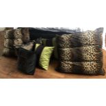 A COLLECTION OF LOOSE CUSHIONS Including Fendi. Condition: good overall, some light marks