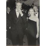 CLINT EASTWOOD & FRANCES FISHER, ARRIVING AT THE 1993 ACADEMY AWARDS Bearing Tom Wargacki and Albert