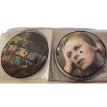 DAVID BOWIE, A COLLECTION OF TEN VINYL PICTURE DISC RECORDS RPM 45, comprising 'Boys Keep Swinging',